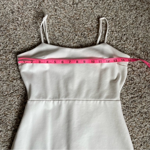 Lulus Spoonful of Sass White Ruffled Bodycon Mini Dress small - Picture 5 of 11